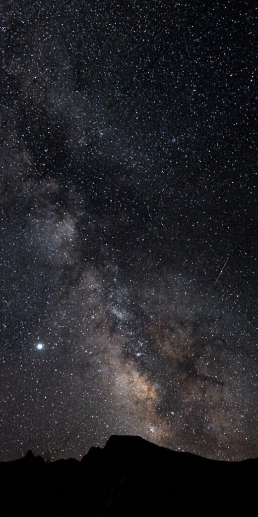 Milkyway over Mt Wheeler, Nevada